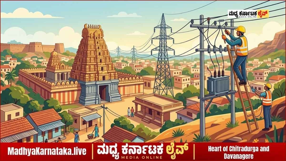ಚಿತ್ರದುರ್ಗದ ಪ್ರಮುಖ ಬಡಾವಣೆಗಳಲ್ಲಿ ಇಂದು ವಿದ್ಯುತ್ ವ್ಯತ್ಯಯ: ಯಾವೆಲ್ಲ ಪ್ರದೇಶಗಳಲ್ಲಿ ಪವರ್ ಕಟ್? ಇಲ್ಲಿದೆ ಮಾಹಿತಿ